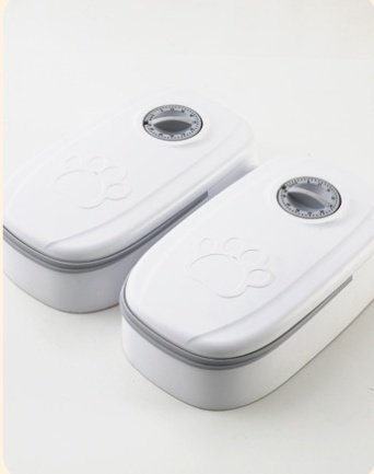 Automatic Pet Feeder Smart Food Dispenser For Cats Dogs Timer Stainless Steel Bowl Auto Dog Cat Pet Feeding Pets Supplies - Imagen 3