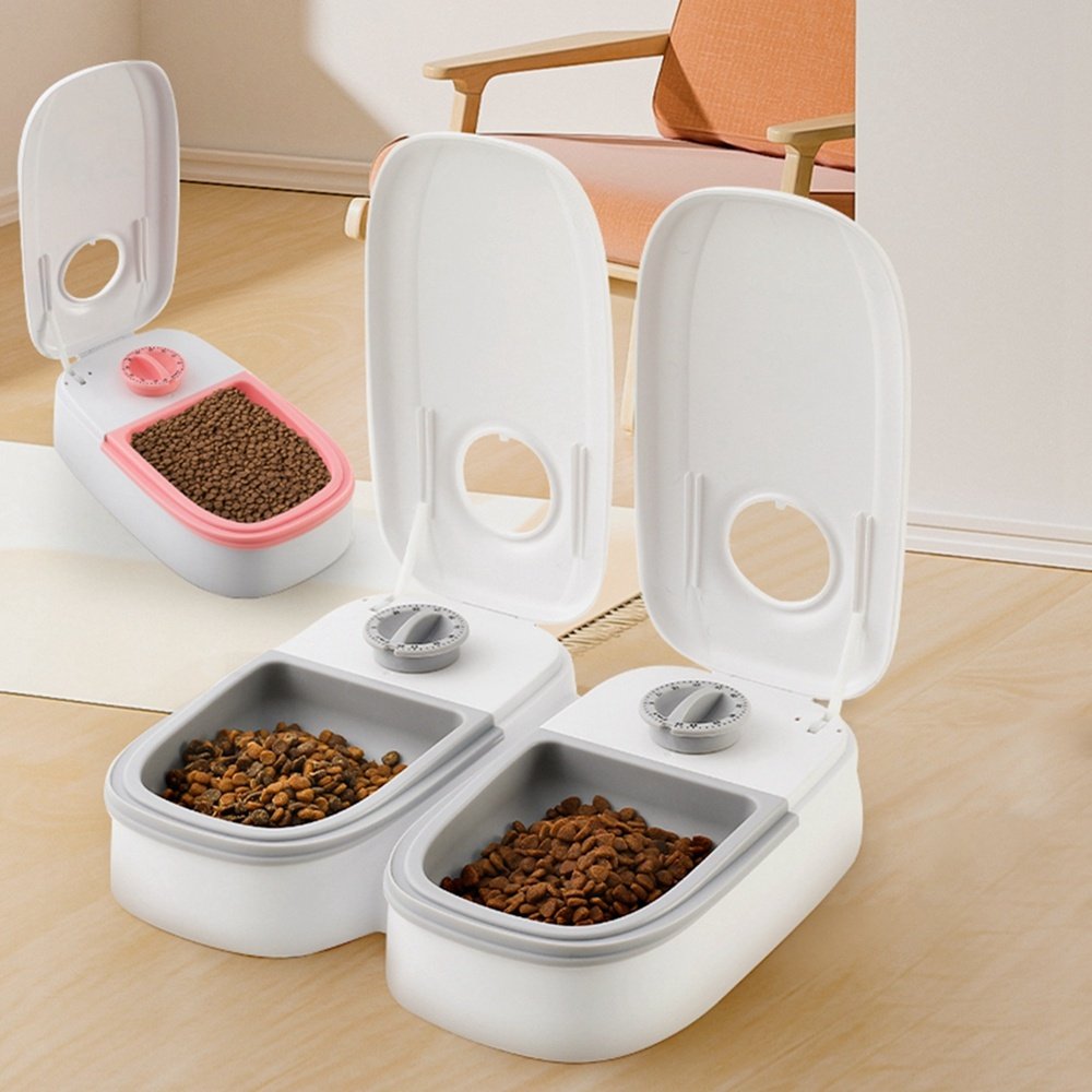 Automatic Pet Feeder Smart Food Dispenser For Cats Dogs Timer Stainless Steel Bowl Auto Dog Cat Pet Feeding Pets Supplies - Imagen 9