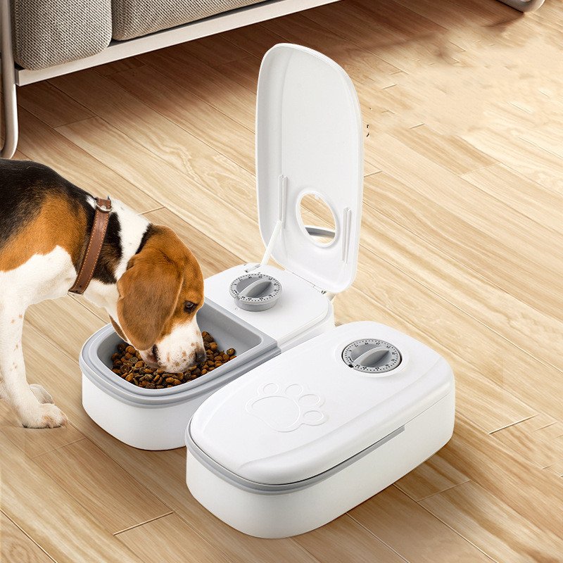 Automatic Pet Feeder Smart Food Dispenser For Cats Dogs Timer Stainless Steel Bowl Auto Dog Cat Pet Feeding Pets Supplies - Imagen 5